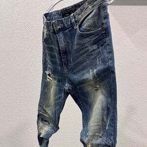Men's brand new - Decibel - Slim Fit Distressed Blue Jeans 32x32